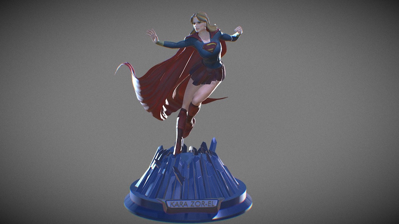 Supergirl HQ — 3D model download
