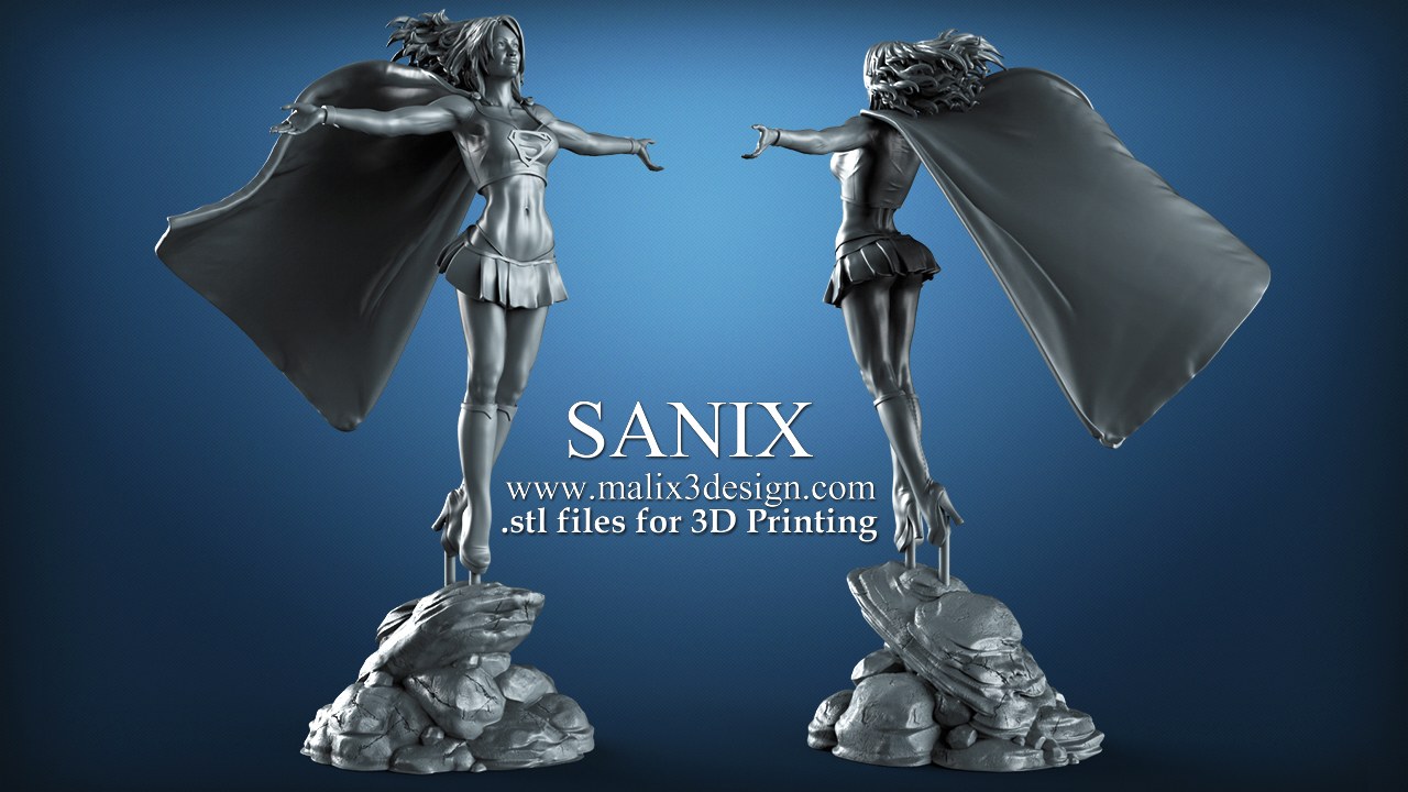 SUPERGIRL stl files — 3D model download