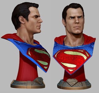 Superman Bust Enry Cavil — 3D model download