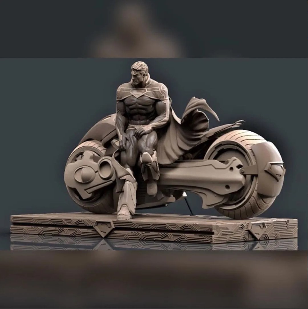Superman Moto - Washed — 3D model download