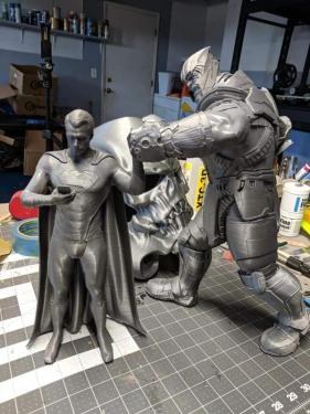 Superman VS Thanos — 3D model download