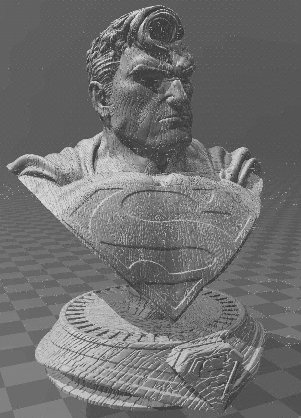 Super Man wood — 3D model download