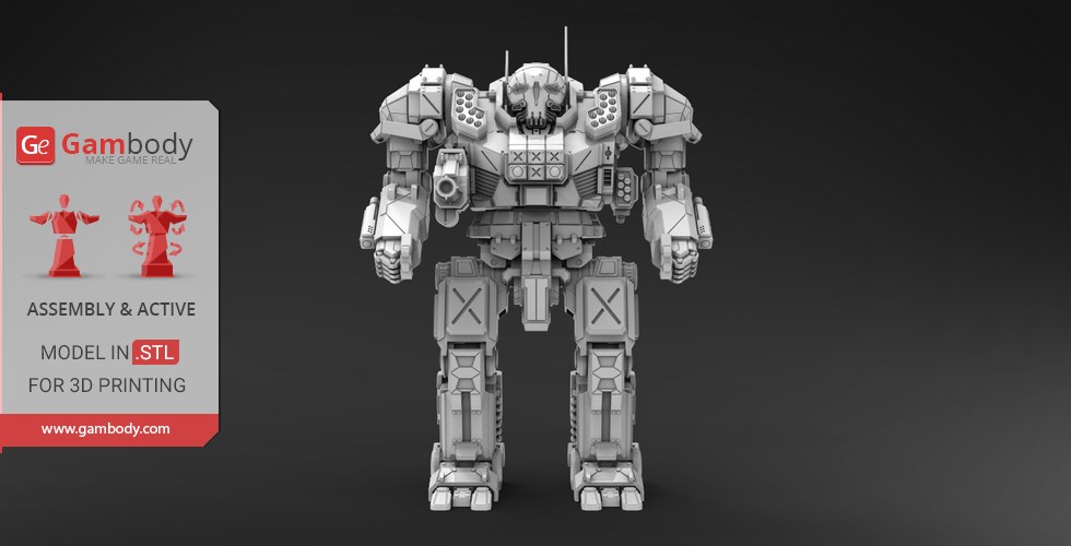 MWO Atlas 3D Model FDM SLA — 3D model download