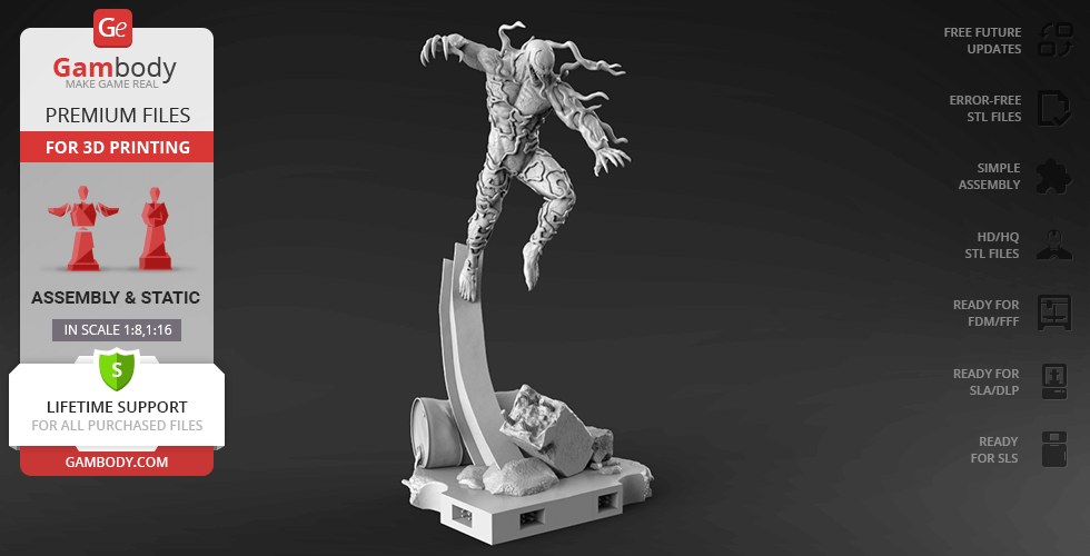 Symbiote Diorama Pt 1 Venom — 3D model download