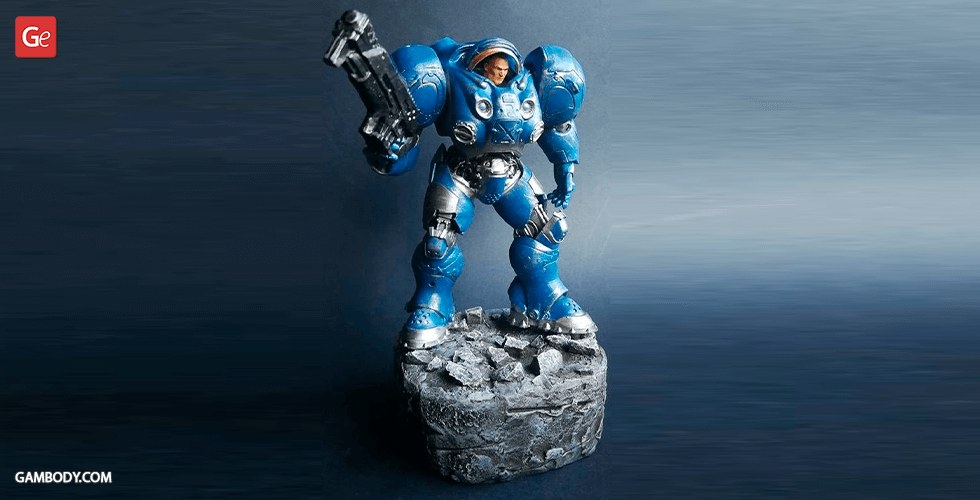 Terran Marine Idle Position — 3D model download