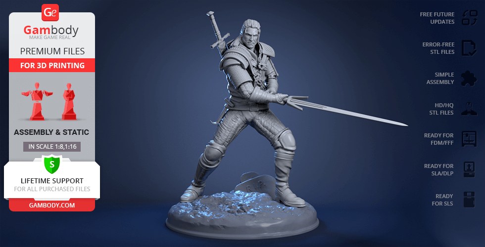 The Witcher — 3D model download