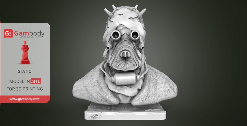 Tusken Raider Bust — 3D model download