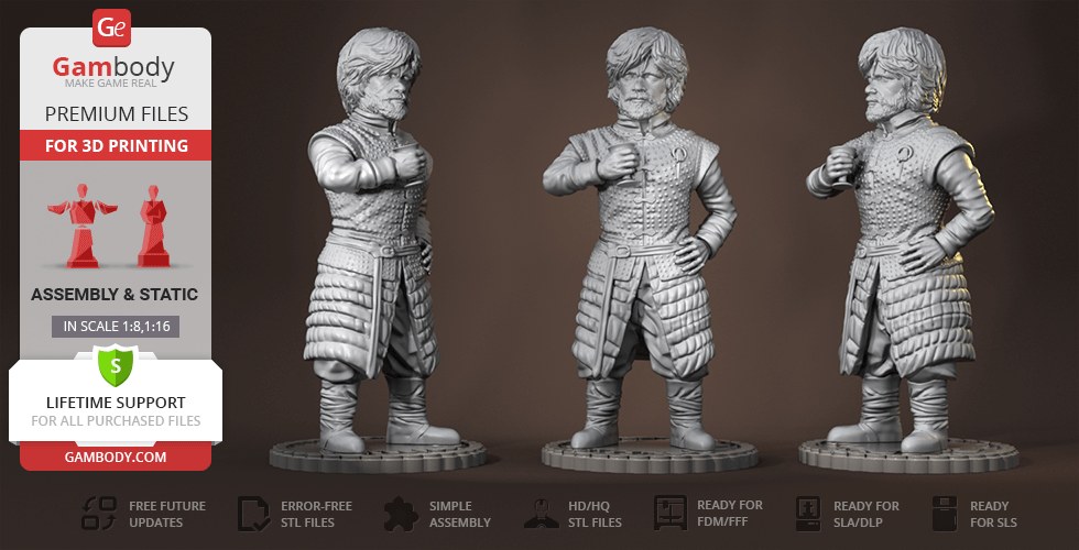 Tyrion Lannister — 3D model download