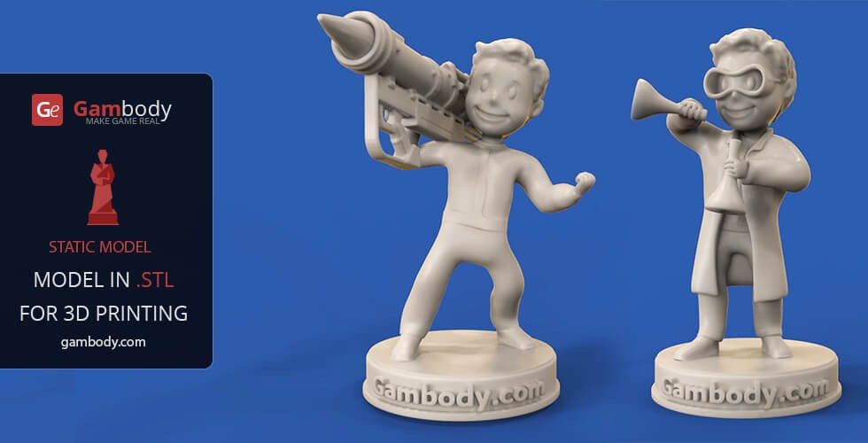 Vault Boy (Big Guns Science) — 3D model download
