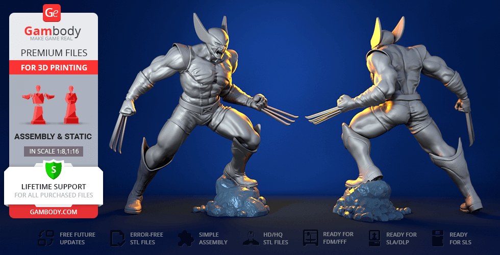Wolverine — 3D model download