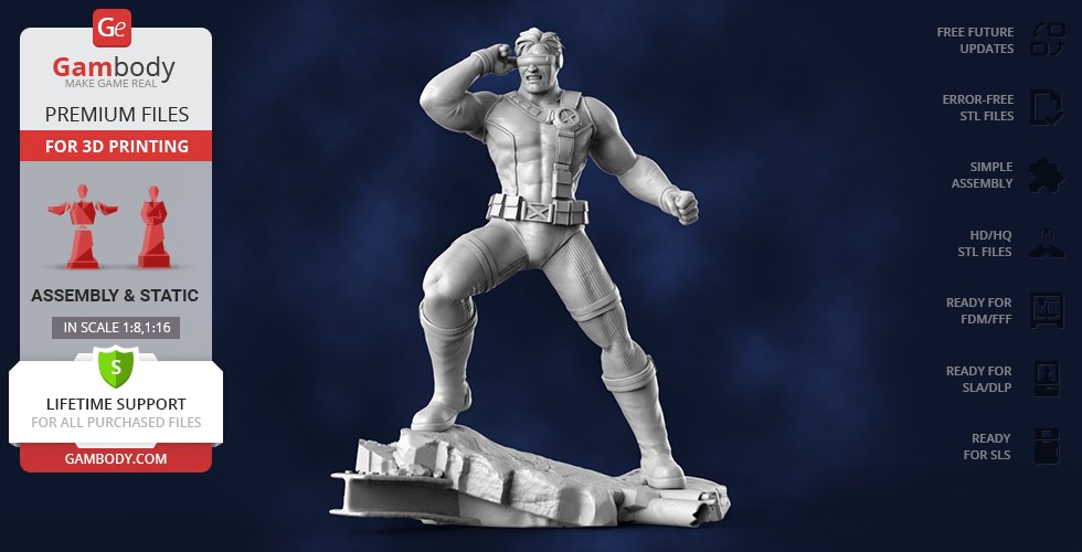 X-Men Cyclops — 3D model download
