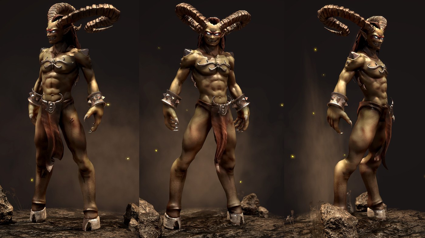 Ifrit Demon - Demon Concept Character Design — 3D model download