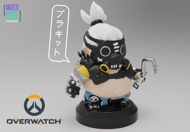 Roadhog chibi from Overwatch — 3D model download