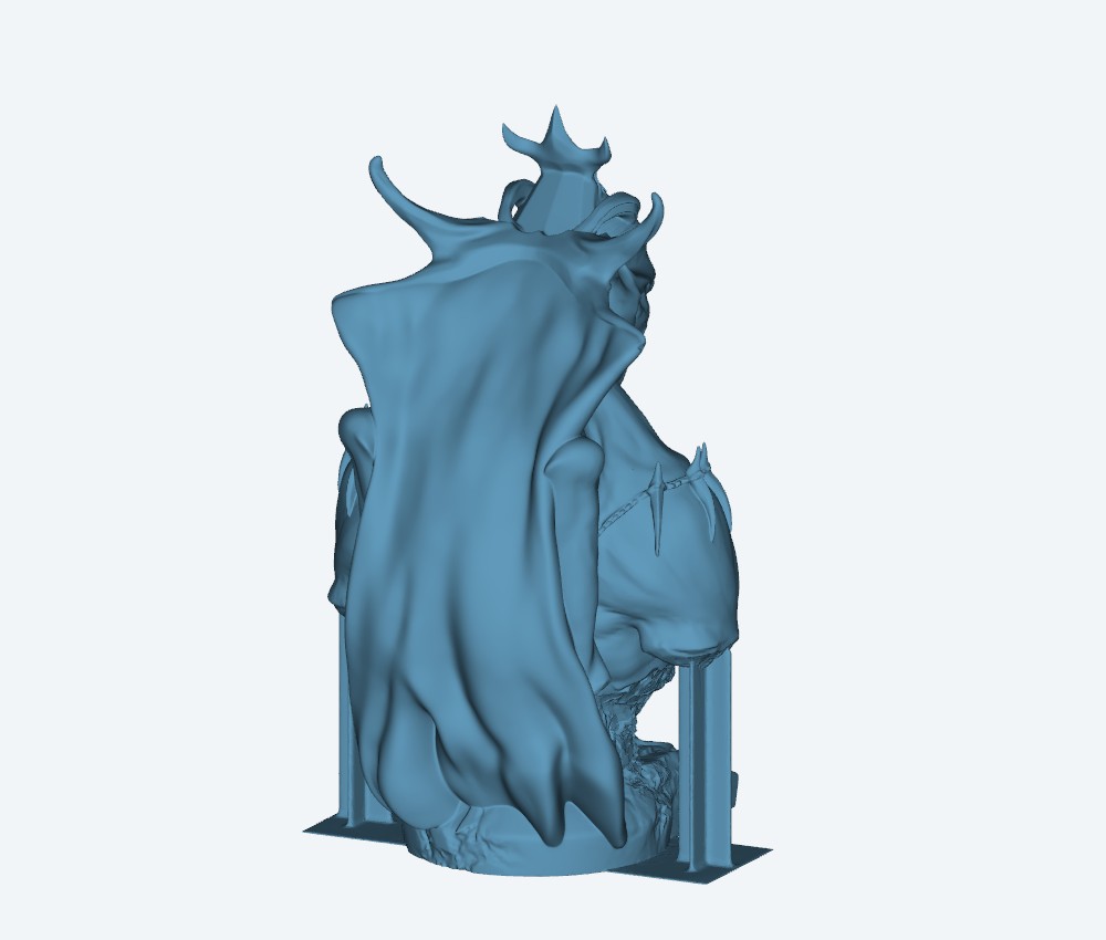 Dawnguard Vampire Lord Bust Skyrim — 3D model download