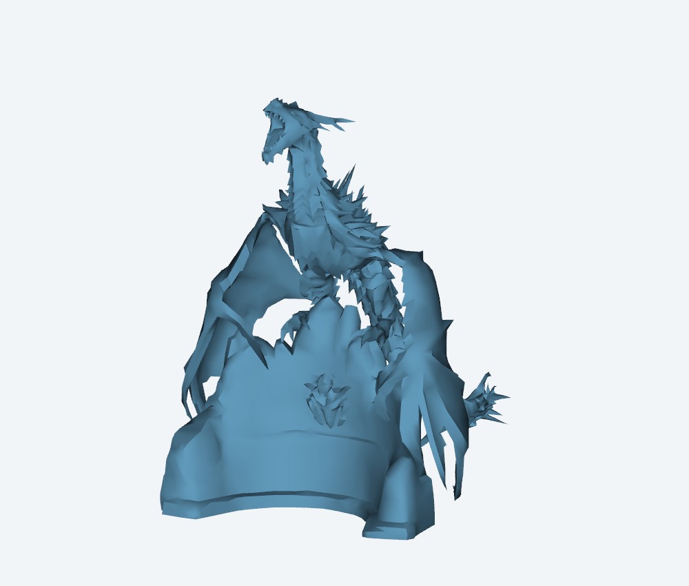 Skyrim Dragon — 3D model download