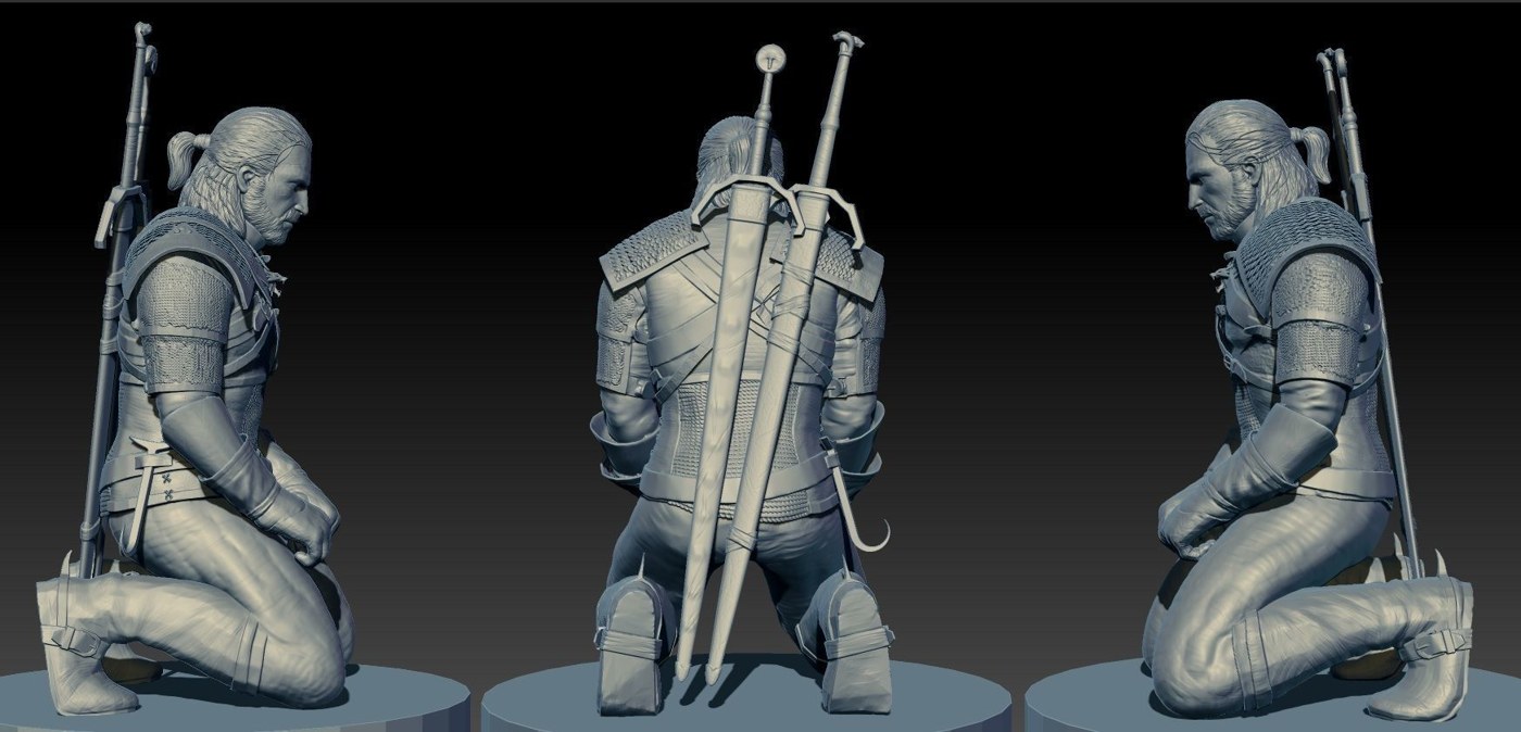 Gerald of rivia — 3D model download