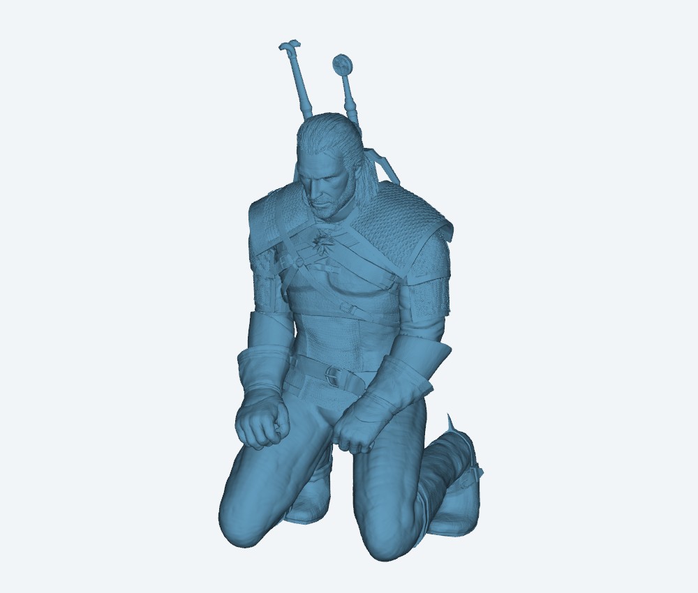 Geralt of Rivia Highpoly — 3D model download