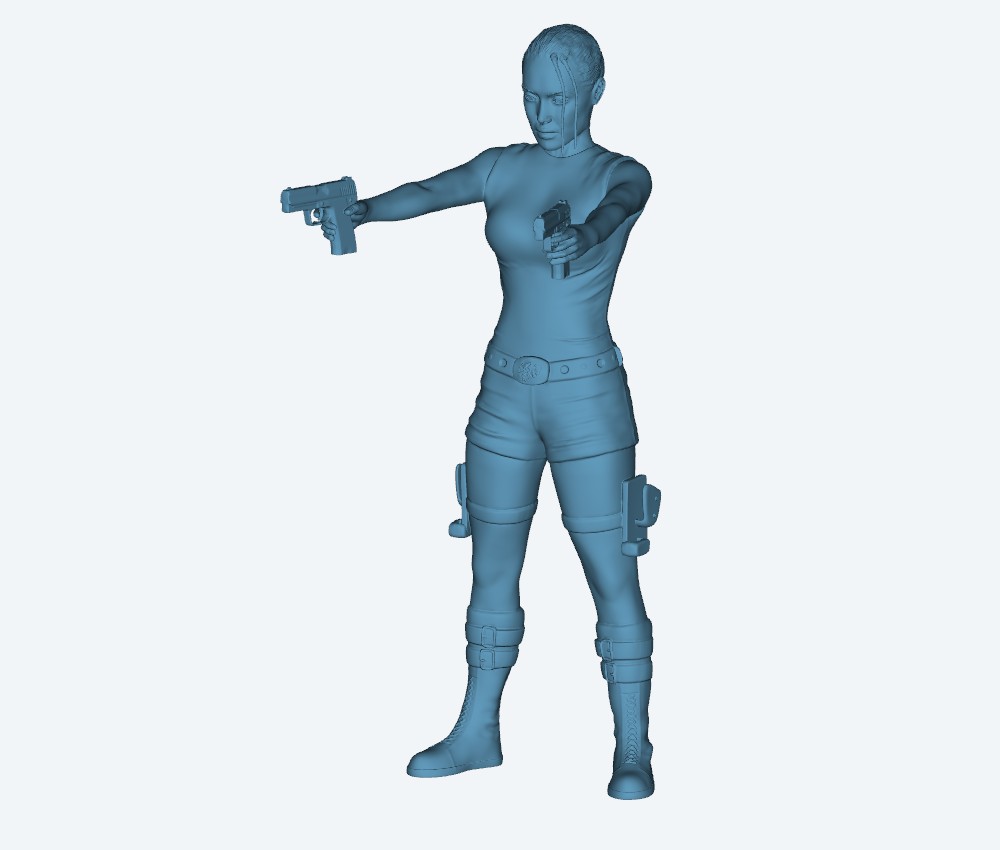 Lara Croft standard — 3D model download