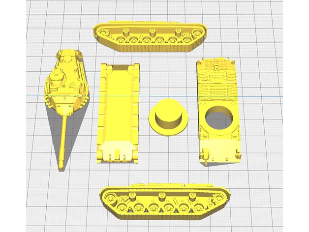 M47 Patton Breakdown — 3D model download