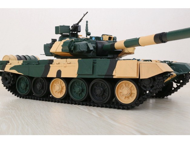 Russian tank T-90 — 3D model download