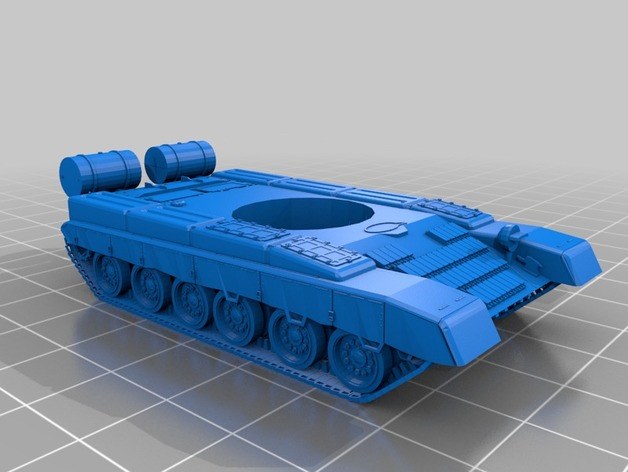 T-80 Tank — 3D model download