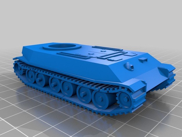 tiger P vk4502 15mm UD728 — 3D model download