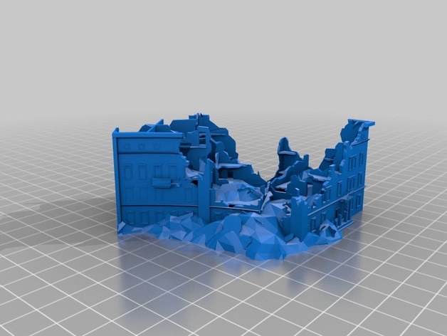 World of Tanks Props - High Density Apartments — 3D model download