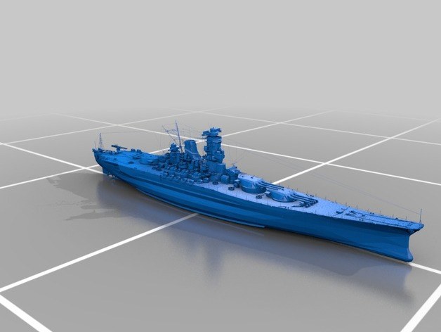 Yamato from Wows — 3D model download