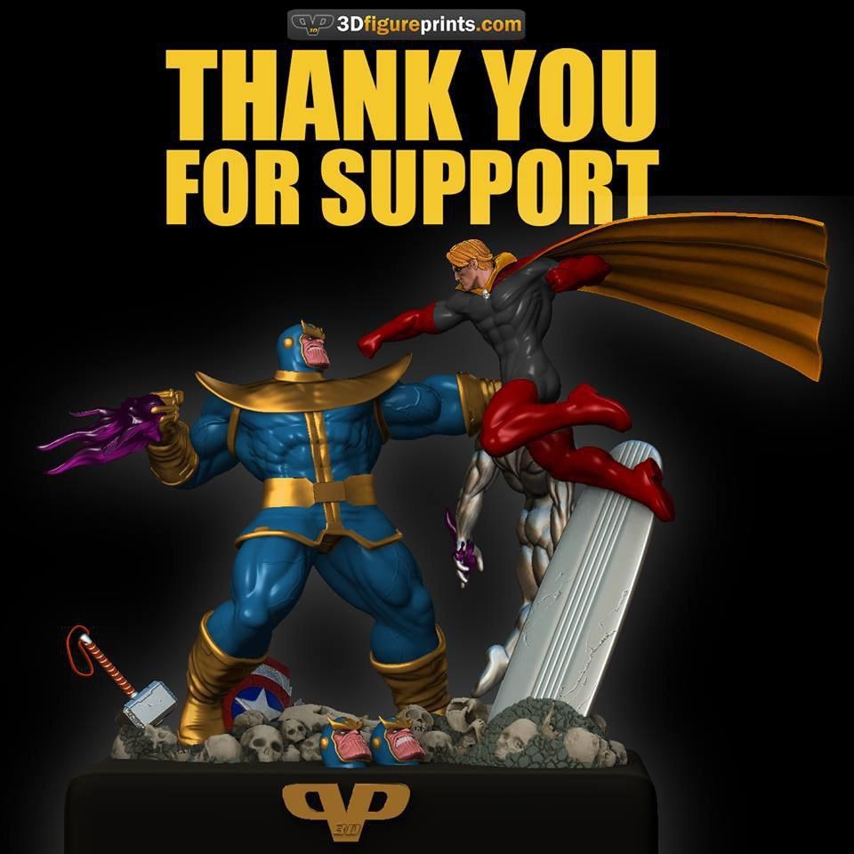 Thanos Diorama - 3dfigureprints — 3D model download