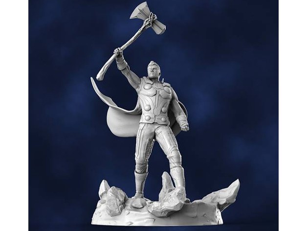 Thor w Stormbreaker — 3D model download