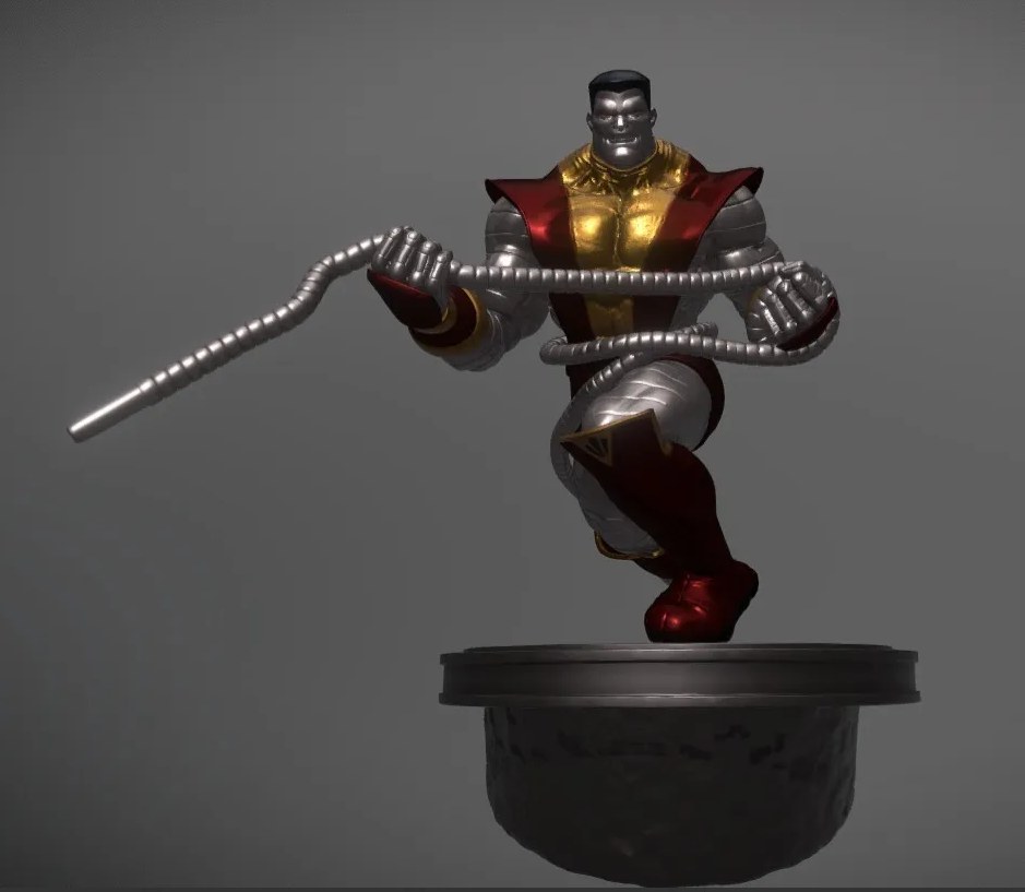 Colossus X-Men - Cable Diorama — 3D model download
