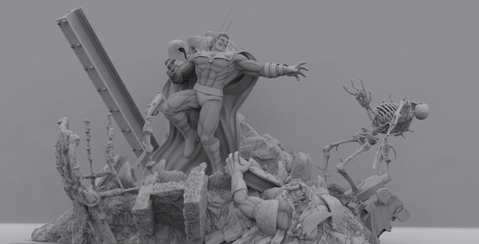 Creators Will Magneto vs Wolverine - 3dfigureprints — 3D model download