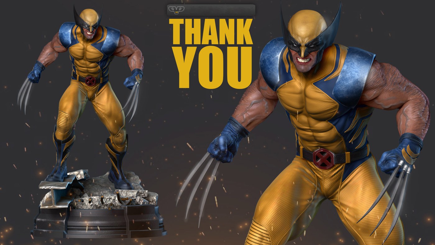 Wolverine - 3dfigureprints — 3D model download