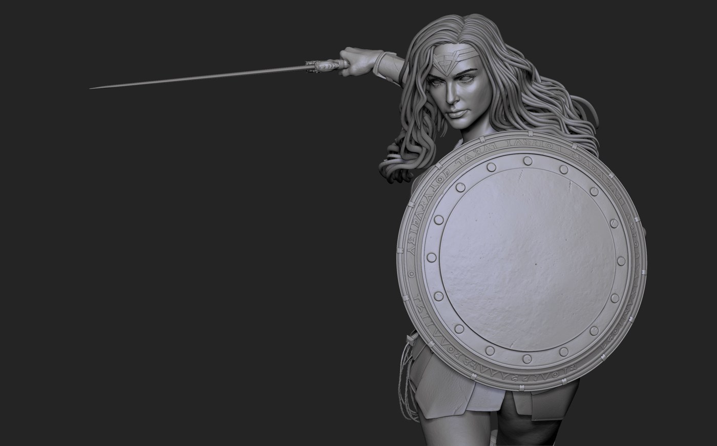 Model of Wonder Woman – Google Drive — 3D model download