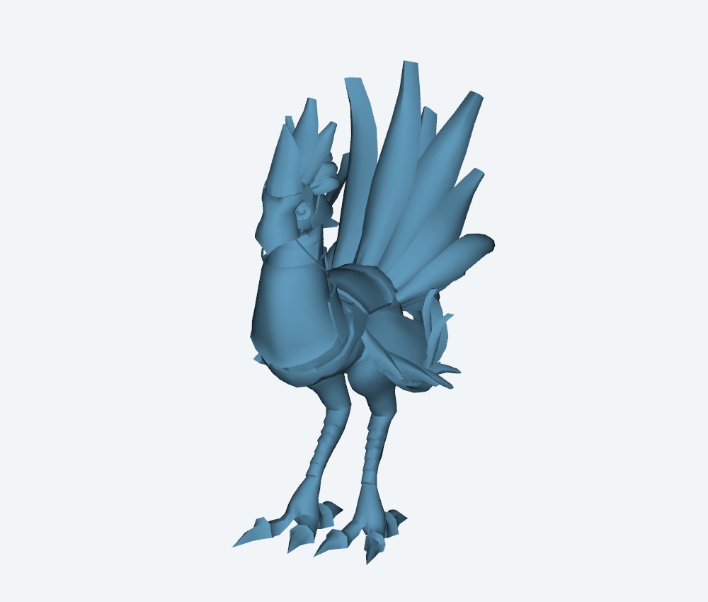 Chocobo FF10 FF14 — 3D model download