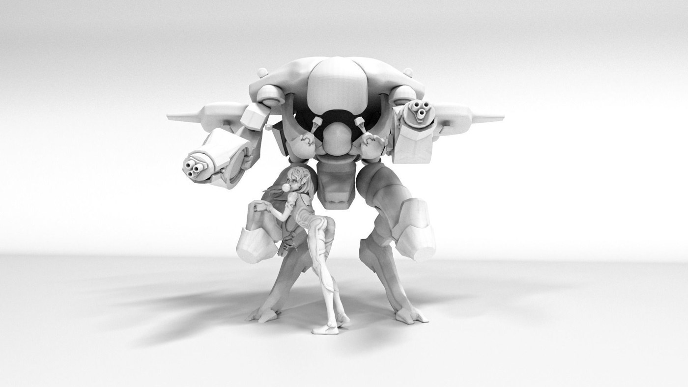 DVA meka victory - CG Trader — 3D model download