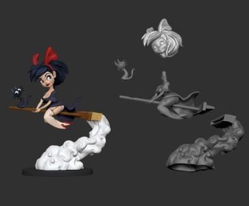 Flying Witch — 3D model download