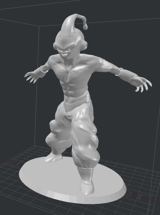 Kid Buu Statue — 3D model download