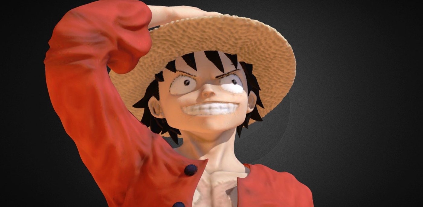 Luffy bust — 3D model download