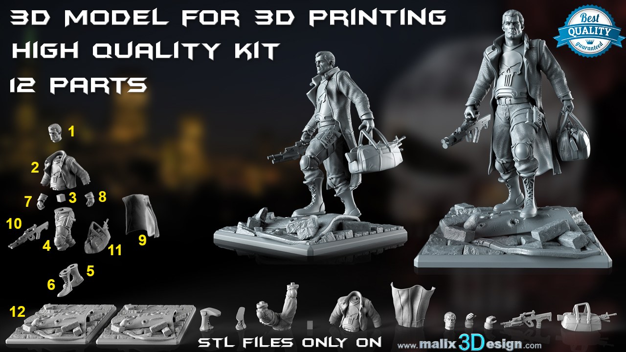 Punisher — 3D model download