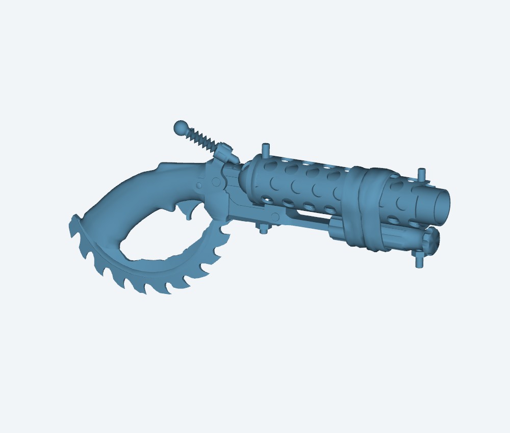 Sawed off shotgun — 3D model download