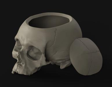Skull Box — 3D model download