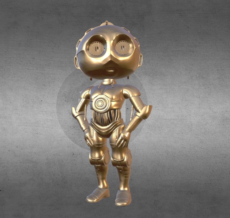 Star wars-C3-PO — 3D model download
