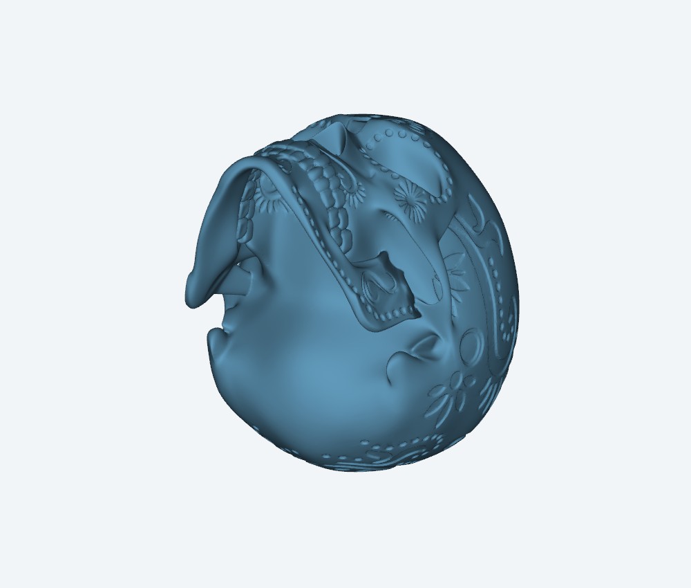 sugar SKULL2 dec2 — 3D model download