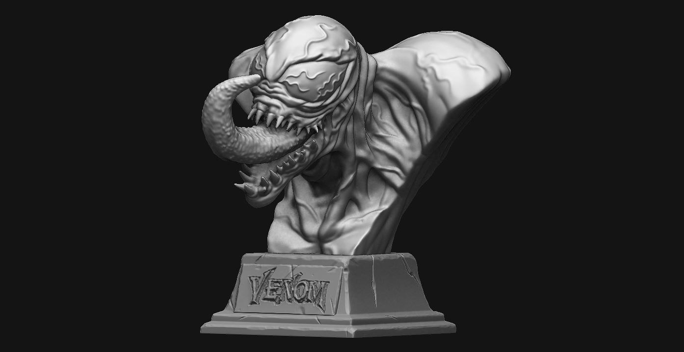Venom Bust – Google Drive — 3D model download
