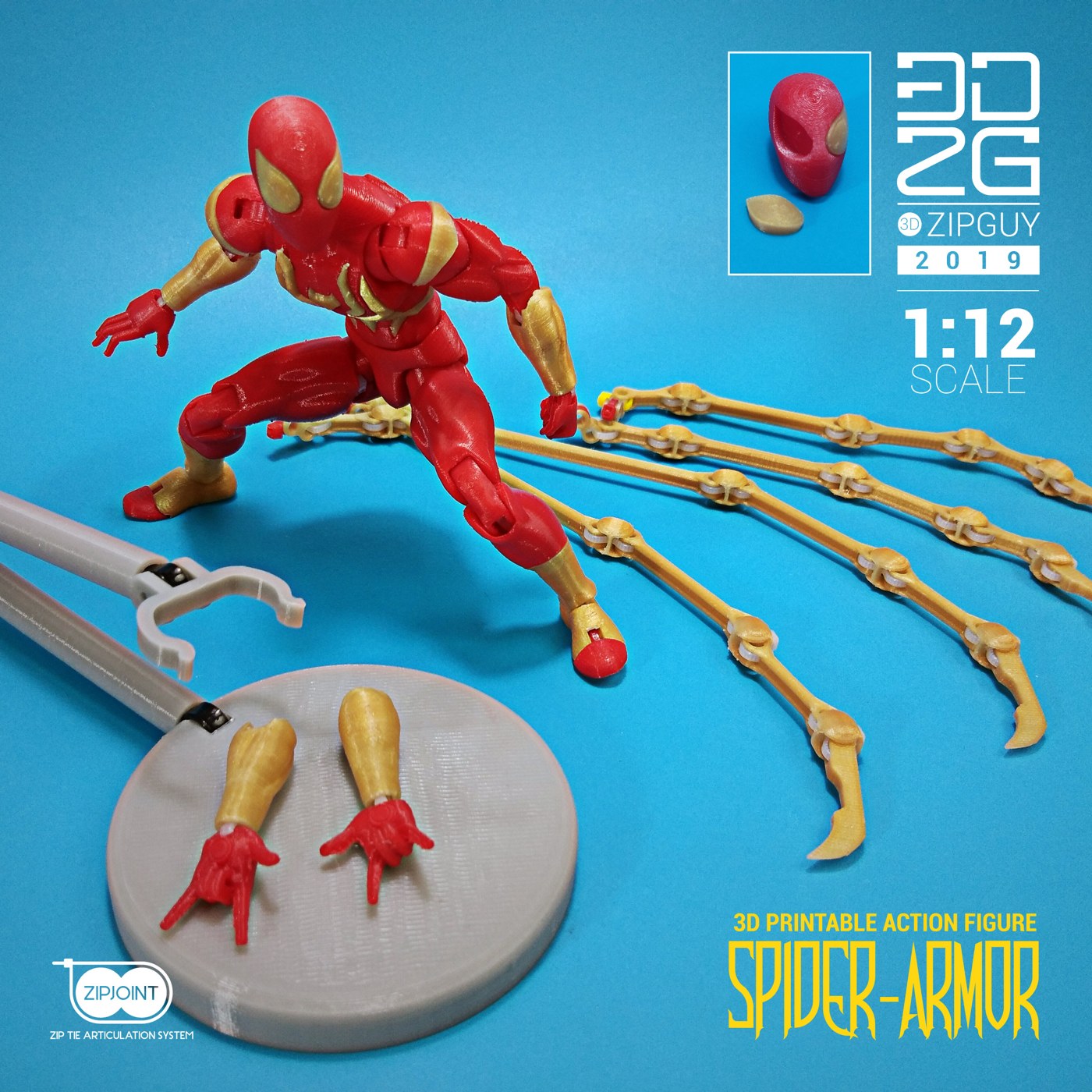 Zipguy Spiderman — 3D model download