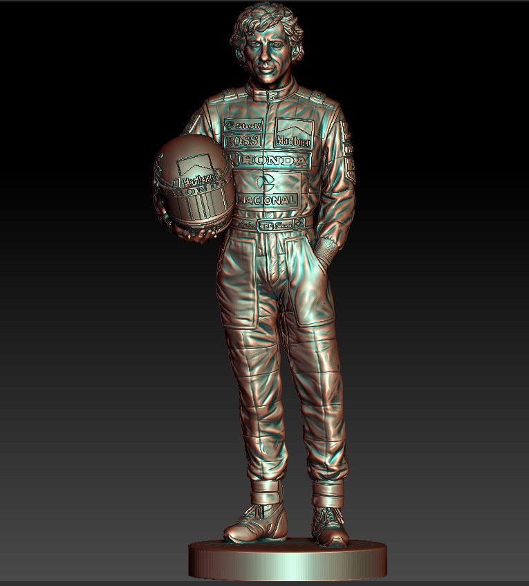 Ayrton Senna — 3D model download
