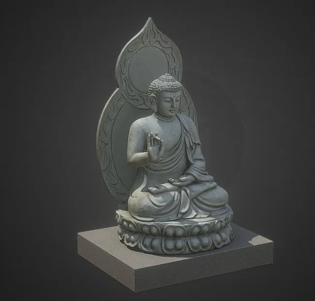 Buda - Buddhists Temple — 3D model download