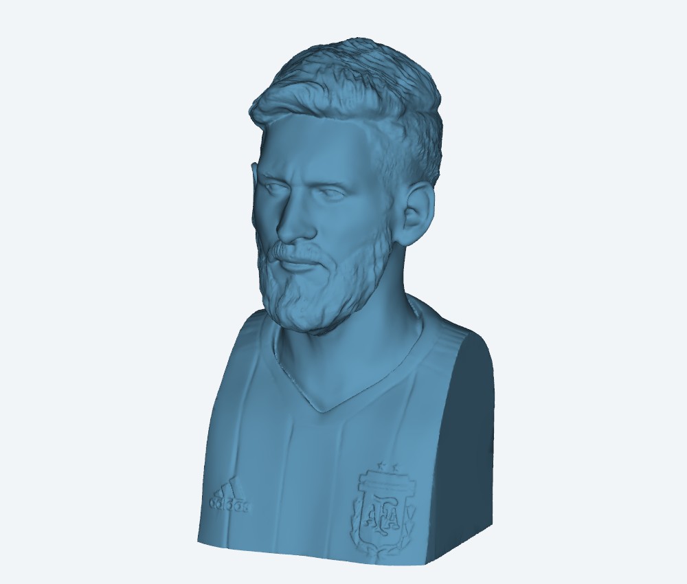 Busto-de-Messi — 3D model download