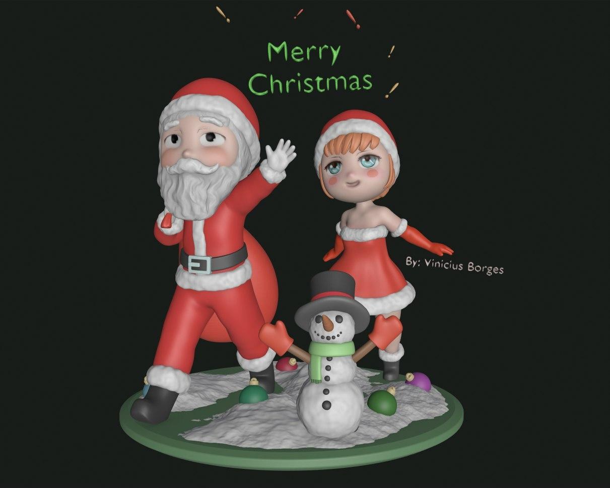 Christmas Diorama — 3D model download